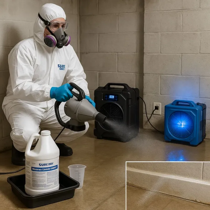 Sanitization and Odor Removal process in Cheshire, CT