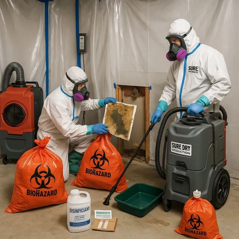 Contaminated Water Handling Protocols process in Cheshire, CT