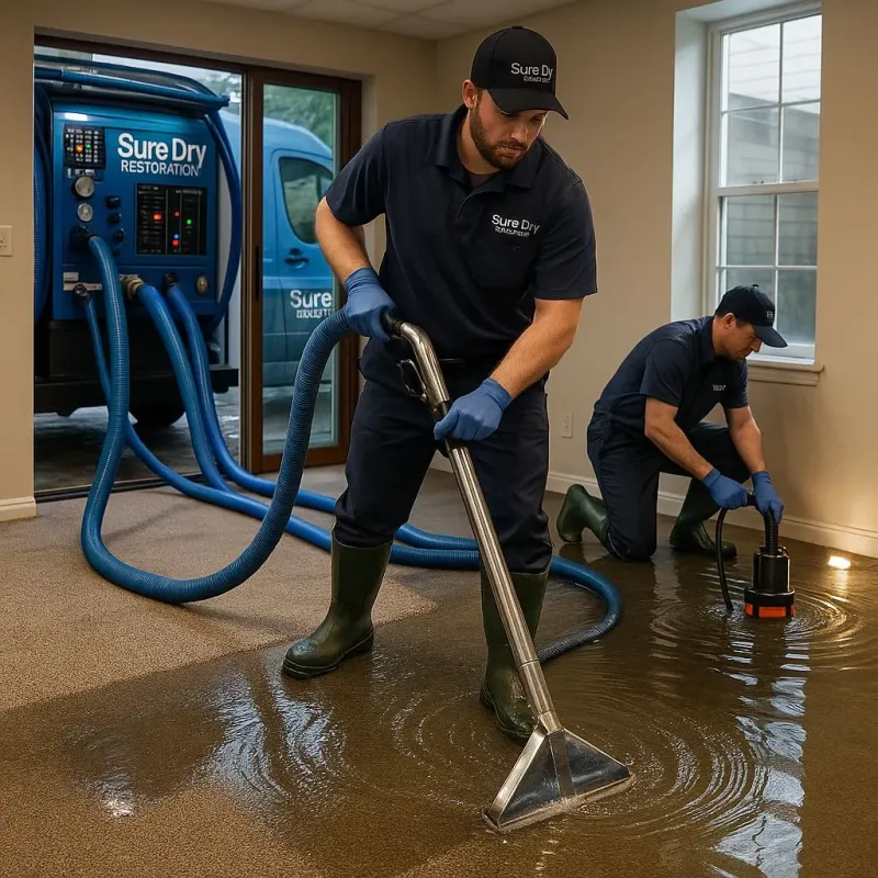 Water Extraction and Removal process in Cheshire, CT